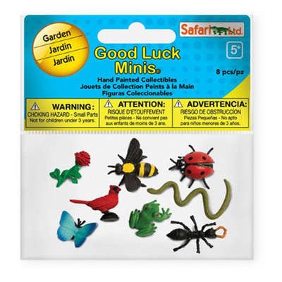 Garden Fun Pack Мини Фигурки на удачу Safari Ltd НОВЫЕ Развивающие игрушки для детей 