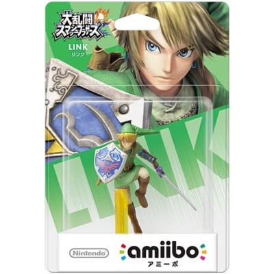 Nintendo Amiibo Link Super Smash Bros. The Legend of Zelda Character Figure New