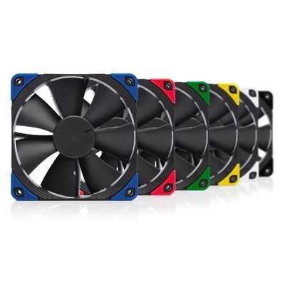 120mm Noctua NF-F12 PWM Gehäuselüfter chromax.black.swap