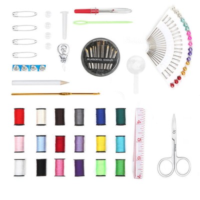 US! 91PCS Sewing Kit Portable Emergency Professional Sewing Set for Home Sewing