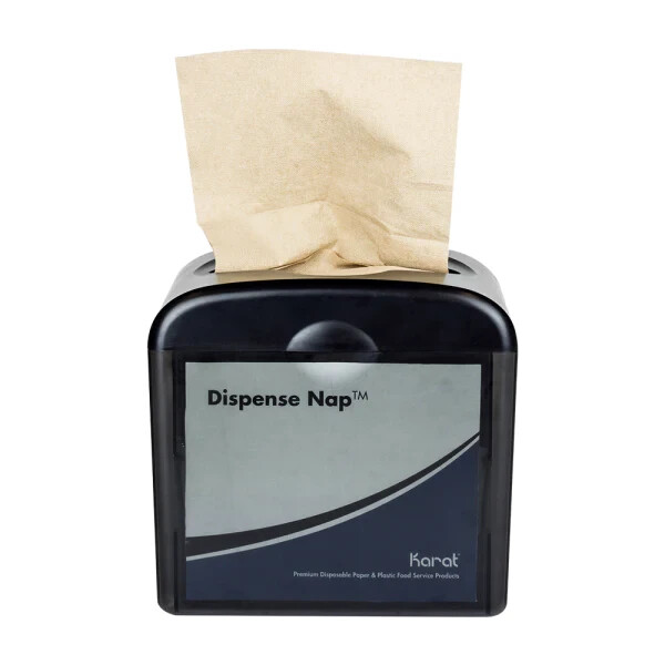 Karat Dispense Nap Tabletop Napkin Dispenser (Smoke), KN-IFDT2