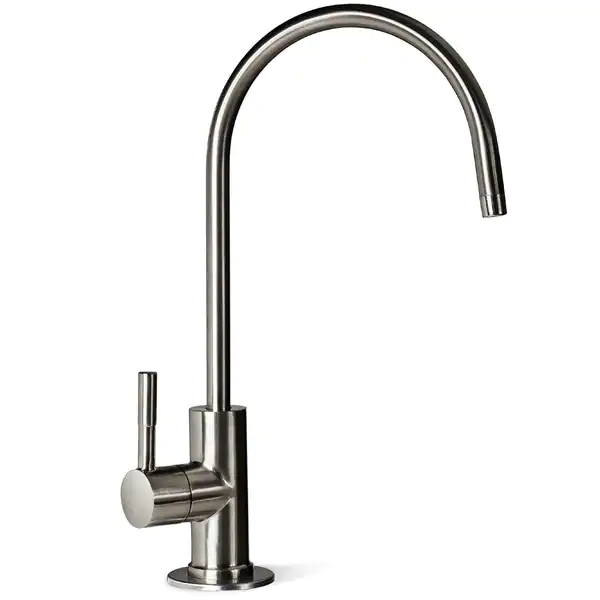 iSpring GA1-B Lead-Free Contemporary Drinking Water Faucet High Spout Chrome ML4