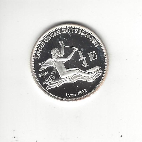 GUADELOUPE 1/4-EURO 2004, Silver Proof Essais