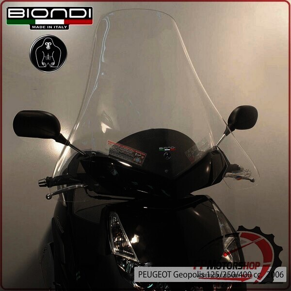 PARABREZZA PER SCOOTER CLUB PEUGEOT GEOPOLIS 125/250 2006> BIONDI 8061153