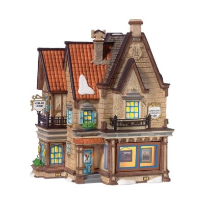 Dept 56 Dickens Village Series 25th Anniversary The Neilan Lund Gallery RETIRED 