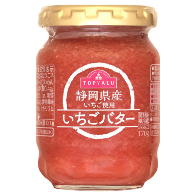 TopValu, Strawberry Butter, 170g, Bread Spread, Jam, Japan