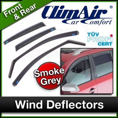 CLIMAIR Car Wind Deflectors HYUNDAI i30 Sportwagon 2008 to 2012 Front & Rear SET