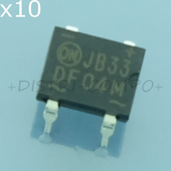Df04m Bridge Rectifiers 400v 1.5a Dip-4 Ons Rohs (Lot De 10)