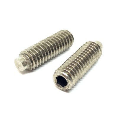 #10-32 Stainless Half Dog Point Allen Socket Set Screw (Choose Length & Qty)