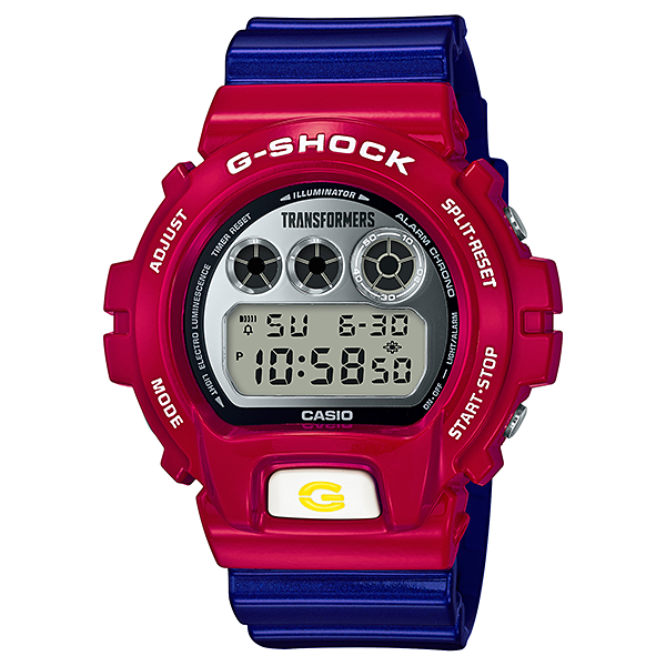Pre-owned Casio Takara Tomy Shock X Transformers Dw-6900tf-set Master Optimus Prime 35th
