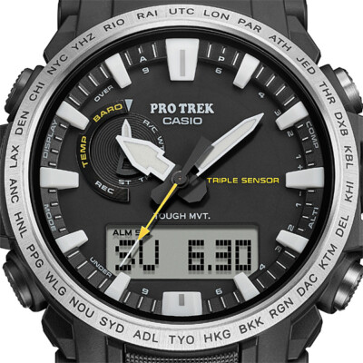 Pre-owned Casio International Warranty Prw-61-1ajf Protrek Climber Line Men's Watch