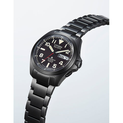 Pre-owned Citizen At6085-50e [promaster Eco Drive Radio Watch Land Series]