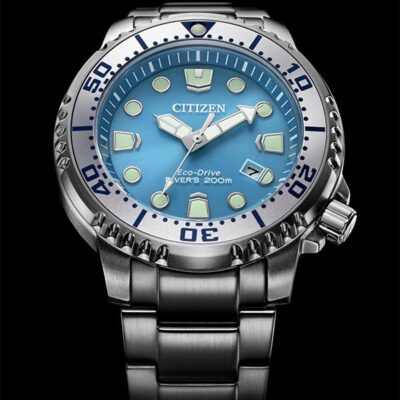 Pre-owned Citizen Bn0165-55l Promaster Marine Series Eco Drive Watch Japan Import