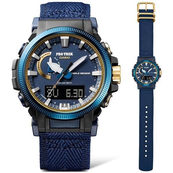 Pre-owned Casio Pro Trek Prw-61ss-2jr 50th Anniversary Limited Model Solar Radio Japan