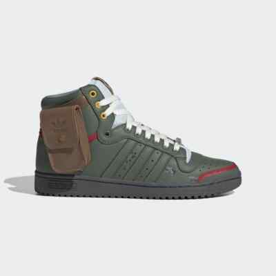 Adidas Top Ten Hi Star Wars Boba Fett Green FZ3465 Fashion