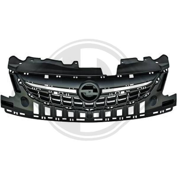 Diederichs 1814140 KÃ¼Hlergrill Frontgrill FÃ¼R Opel Corsa D SchrÃ¤Gheck (S07)