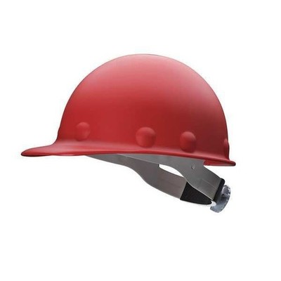 Honeywell FibreMetal Hard Hat Roughneck P2A Fiberglass Red 8Point Ratchet ClassG