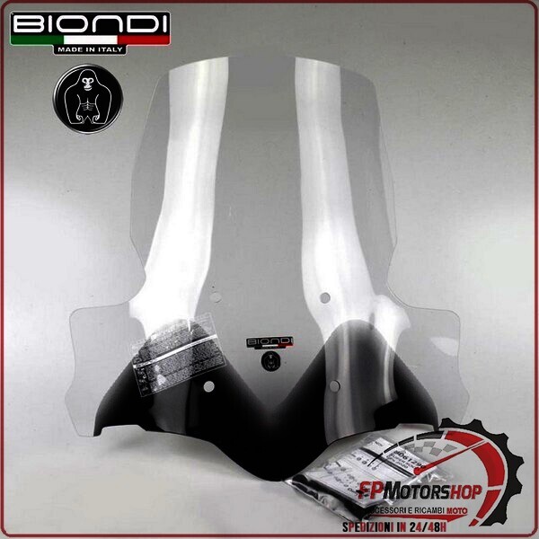 PARABREZZA PER SCOOTER CLUB SUPERSOCO CPX 2020> BIONDI 8061290 TRASPARENTE 