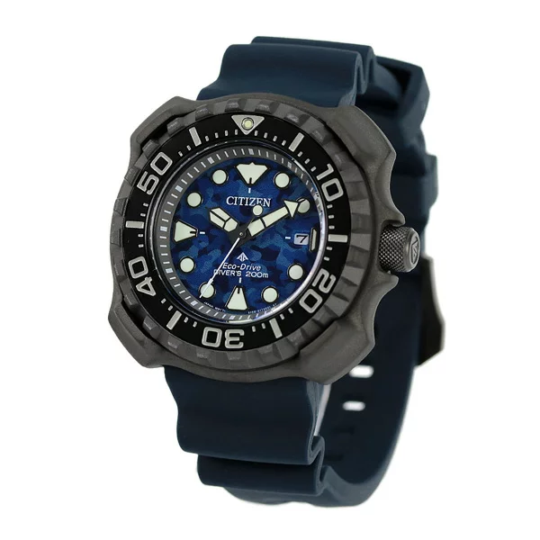 Pre-owned Citizen Promaster Bn0227-09l Men's Dive Titanium Eco Drive Sports Watch