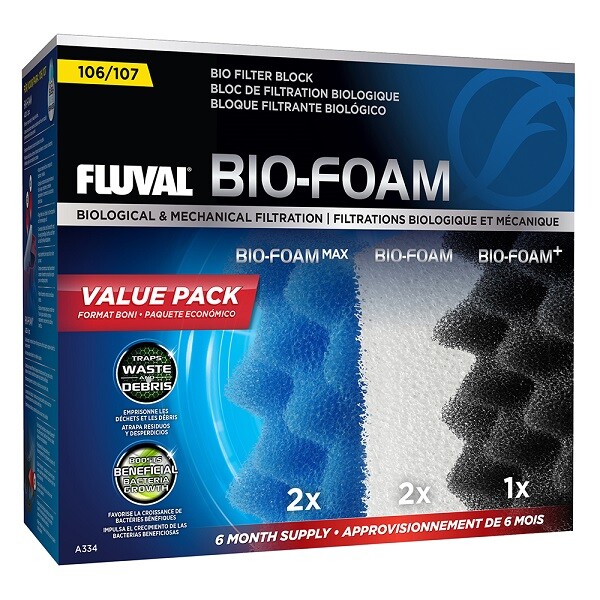 Fluval Bio Foam External Filter Media Aquarium Filtration Fish Tank