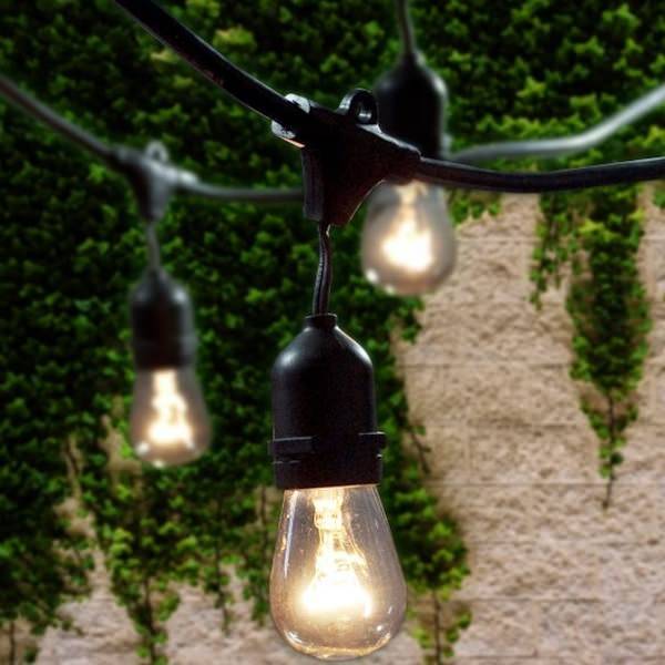 Bulbrite STRING15/E26-S14K Nostalgic Outdoor Patio Garden 48' 15 Lights $100