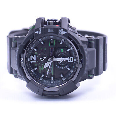 Pre-owned Casio International Warranty Gw-a1100-1a3jf G-shock Sky Cockpit Men's Watch