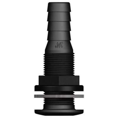 TruDesign Skin Fitting 3/4 inch BSP 19mm Black