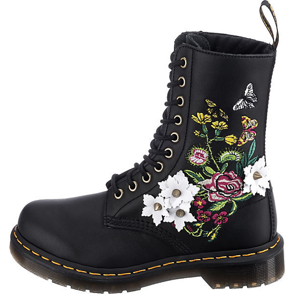 【Dr.Martens】 ★ Darnet Flower ★ Black NIB*Womens*Dr. Martens*1460 8 Eye Boot**6-10*Vonda Black