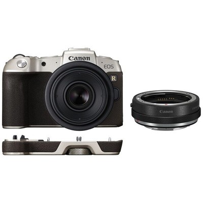New Canon Mirrorless Camera EOS RP GOLD ,Mount Adapter ,RF35mm F1.8 MACRO IS STM