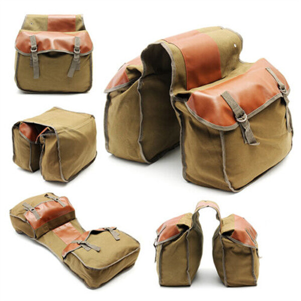 Motorcycle Saddle Bags Throw Over Panniers Travel Expandable Saddlebag Storage: 3 - 5 Days Free Delivery Only UK