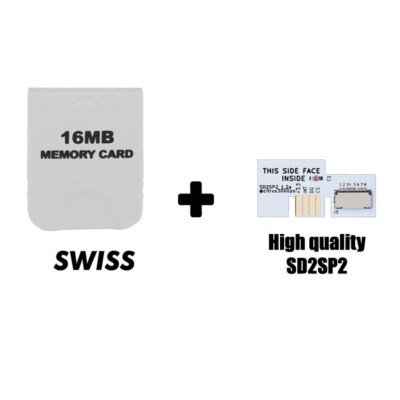 SWISS SD2SP2 Plug and Play GameCube Memory Card