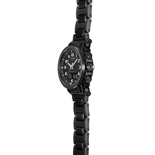 Pre-owned Casio Prw-51fc-1jf [pro Trek Eco-materials Radio Wave Solar Model]