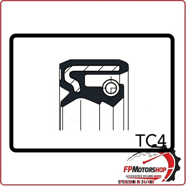 ANELLO DI TENUTA PARAOLIO GUARNIZIONE MOTORE TC4Y 55X41,7X8 ARIETE P/238