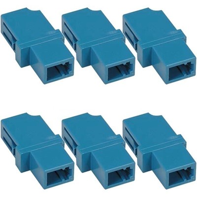 6x LC to LC Connector Single Mode Fiber Optic Simplex Optical Coupling Adapter
