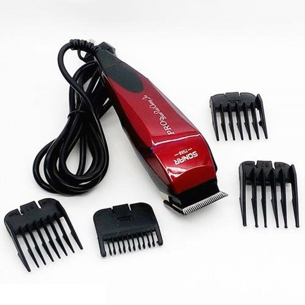 Tagliacapelli Hlw-7568 Regola Barba Rasoio Elettrico Clipper Con 4 Pettini linq