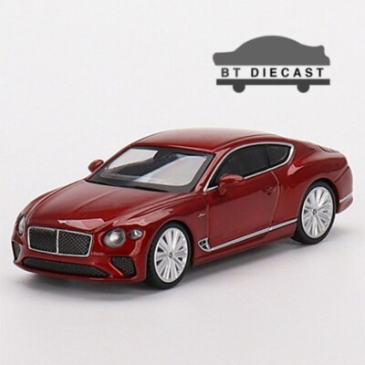 TSM MINI GT BENTLEY CONTINENTAL GT SPEED 2022 1/64 DIECAST CAR RED MGT00420