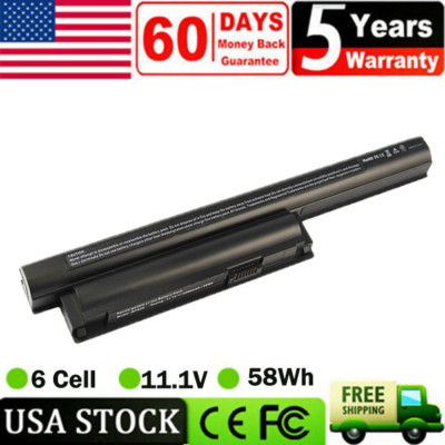 BPS26 Battery for Sony VAIO VGP-BPS26 VGP-BPS26A VGP-BPL26 VPC-EH VPC-CA 58Wh