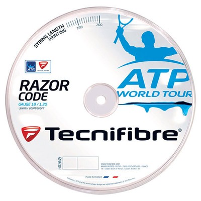 Tecnifibre ATP Razor Code 1.20MM/18G Tennis String Reel Carbon