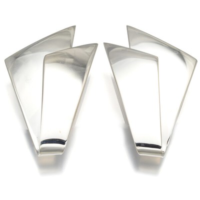 Auth Georg Jensen Earrings Regitze Overgaard 201 925 Sterling Silver 