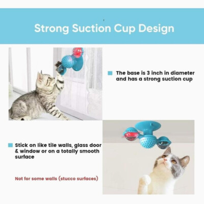 Lightsmax Windmill Cat Toy Interactive for Indoor Cats