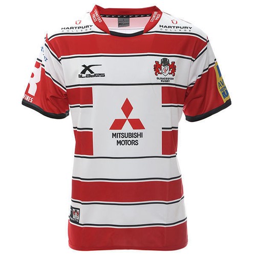 Maillot Gloucester Rugby Union Domicile 2007/2009 - Rugbytech - Taille M - Très Bon état