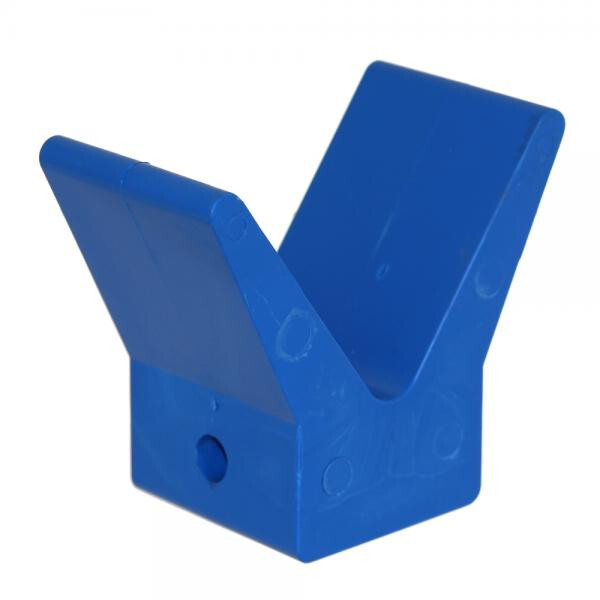 1x Bugschutz Keil 72Â° Pp Blau Bootstrailer AnhÃ¤Nger Trailer Bugpuffer Halter Neu