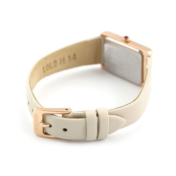 Pre-owned Seiko Selection Women's Watch Solar Leather Belt White Stpr076 Nano・universe