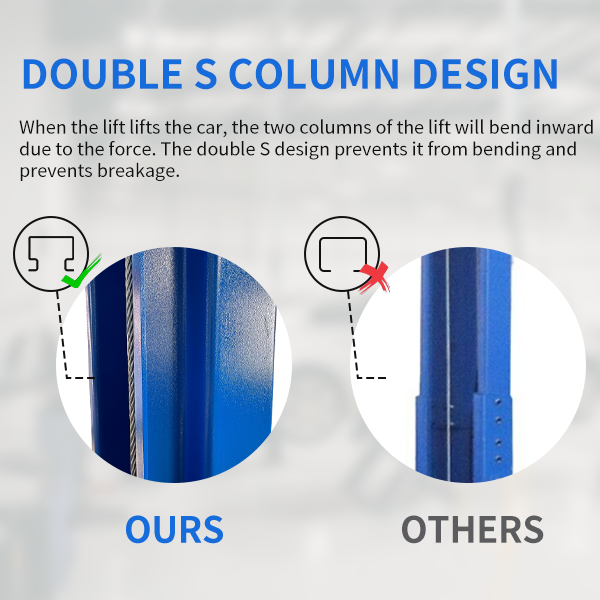 M&E 2 Post Lift 11000lbs Two Post  Auto Lift Auto Truck Hoist Super Quality