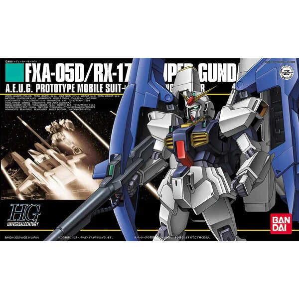 HGUC #035 FXA-05D/RX178 Набор моделей Super Gundam 1/144 Bandai Hobby