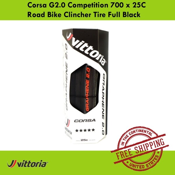 Vittoria Corsa G2.0 Competition 700 x 25C Road Bike Clincher Tire