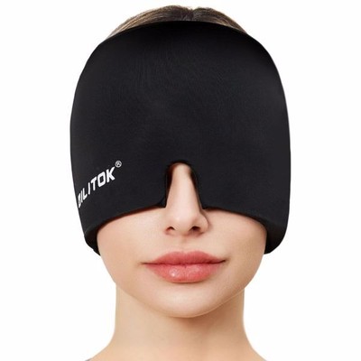 Cap Ice Fitting Gel Ice Headache Migraine Relief Hat Cold Compress Therapy Cap