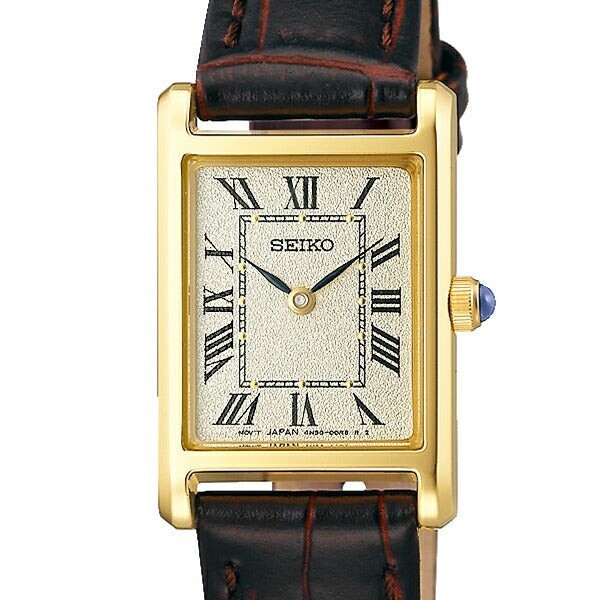 Pre-owned Seiko Selection Nano Universe Collaboration Sseh002 Watch Quartz Gold Brown