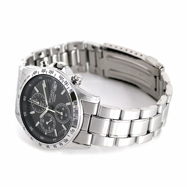 Pre-owned Seiko High Speed Chronograph Snd367p1  Men's Watch Quartz Black Watch Limit