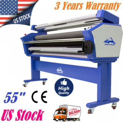 US 55'' Full-auto Roller Heat Assist Laminator Mounting Laminating Machine CE